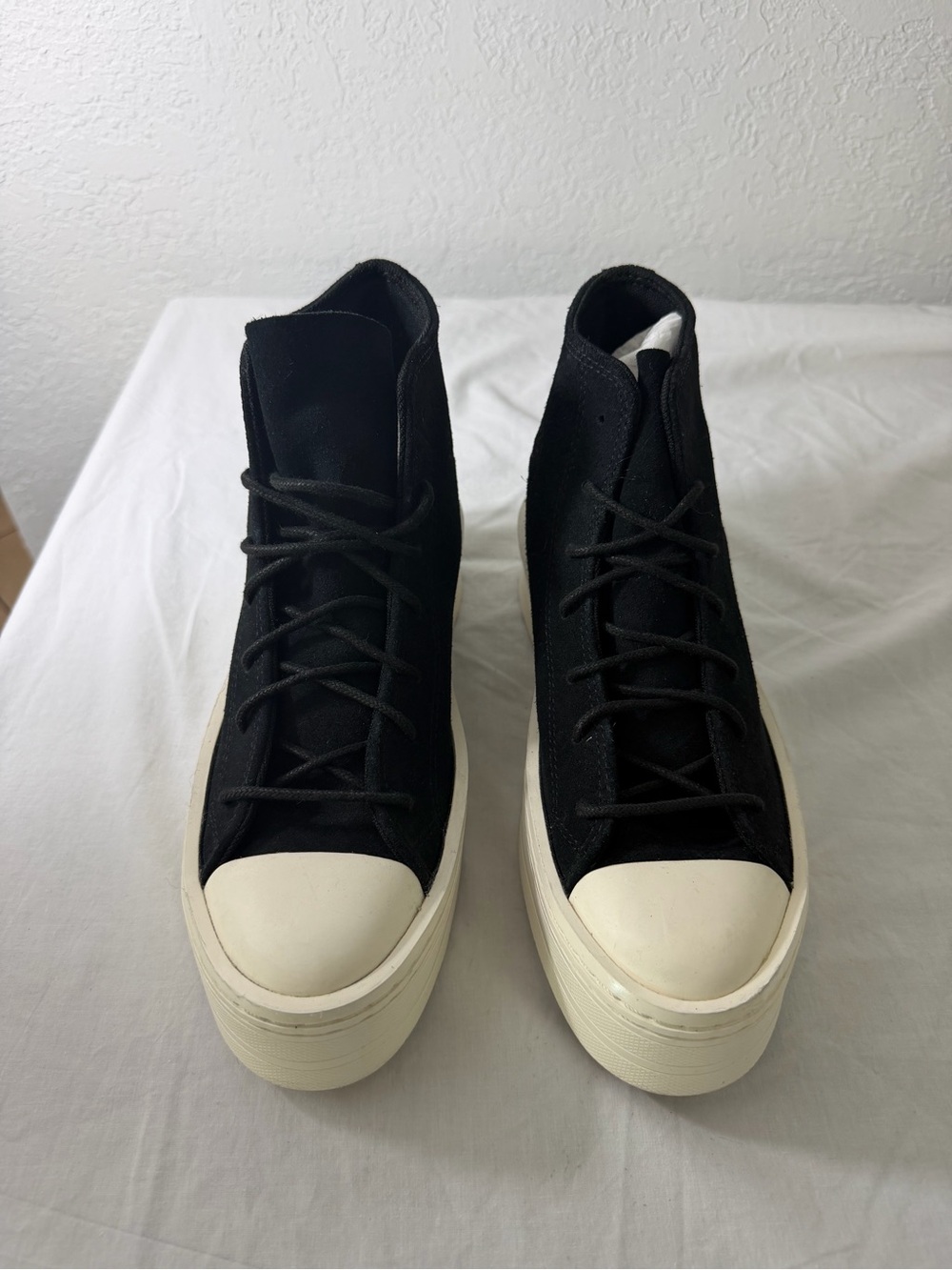 Converse Black High-Top Platform Sneakers